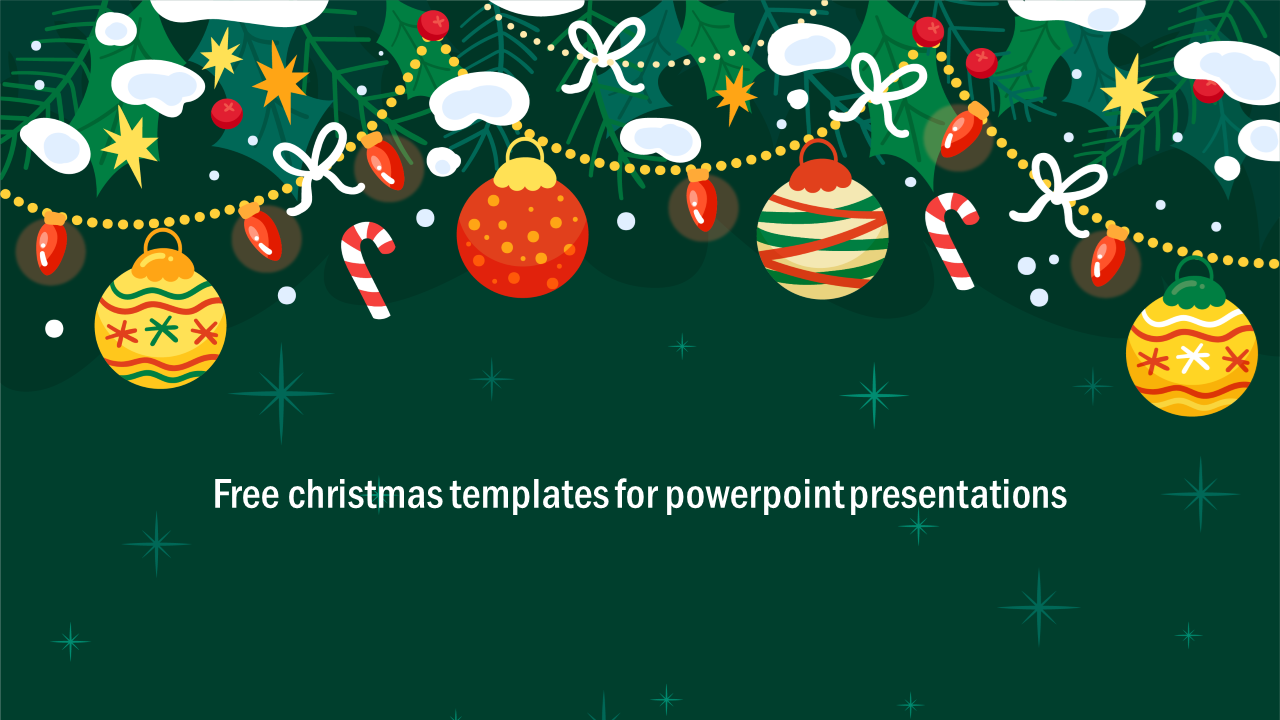 Free - Buy Free Christmas Templates For PowerPoint Presentations
